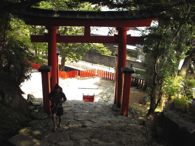 080422神倉神社の石段のサムネール画像
