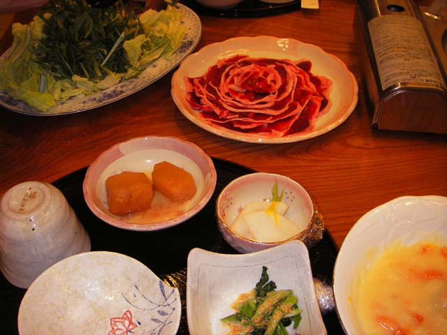 081224小辺路（三浦口、民宿岡田の夕食”ボタン鍋”）のサムネール画像