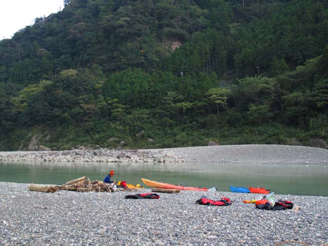 091028熊野川カヤックトリップ（キャンプ）のサムネール画像