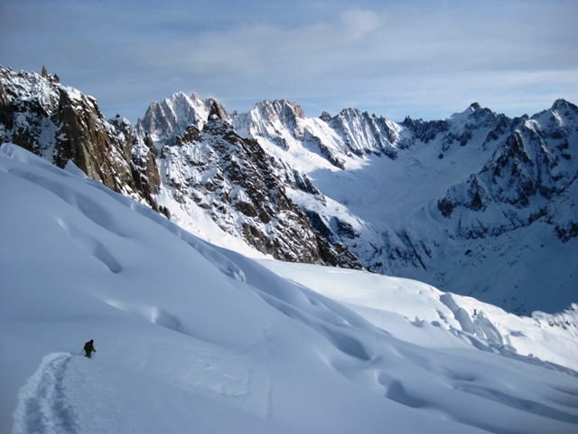 100114Vallee Blanche氷河スキー満喫中のサムネール画像