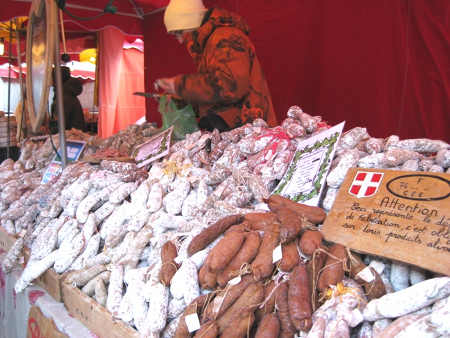 100123シャモニのマルシェでお土産をのサムネール画像