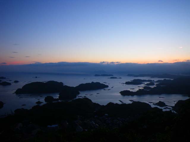 100615夕暮れの九十九島のサムネール画像