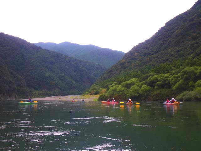 100916カヤック1Dayツアー　熊野川のサムネール画像